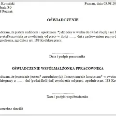 Ile opieki na dziecko w roku? Sprawdź, ile dni przysługuje rodzicom